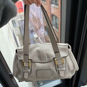 Loewe Leather Shoulder Bag - Light Beige